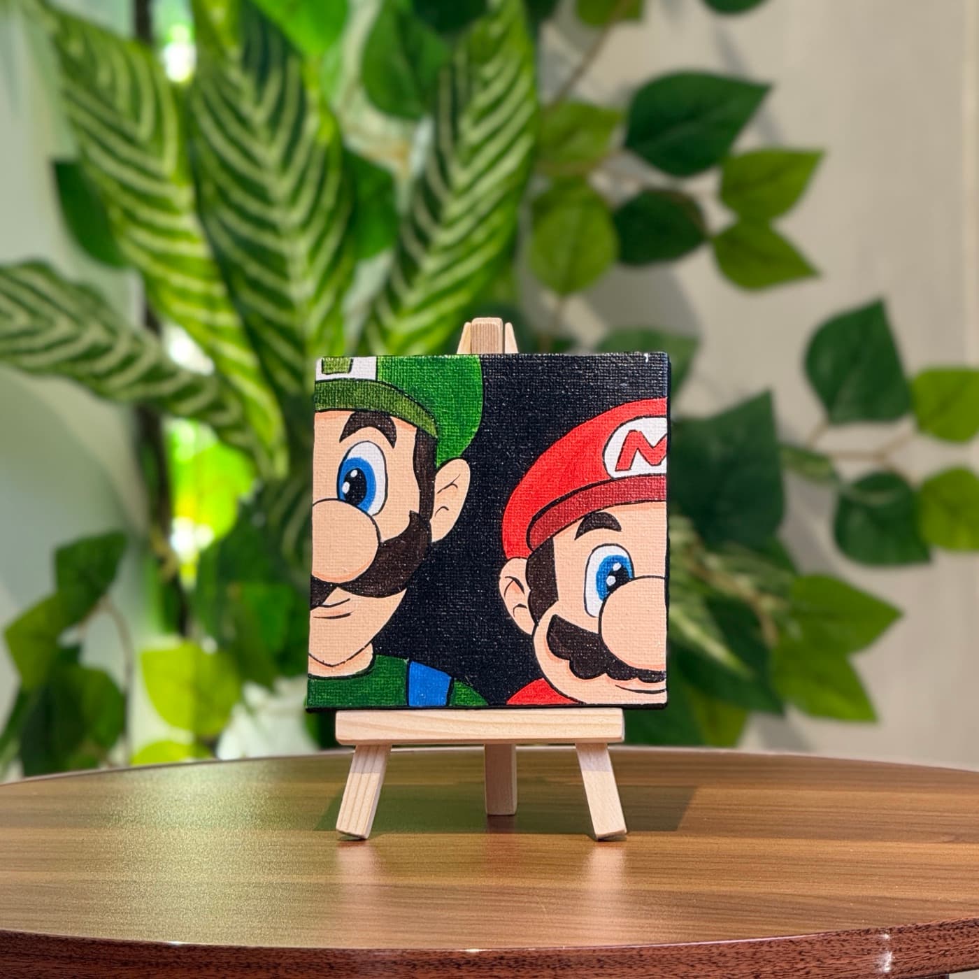 Mini tablo · Mario (10×10 sm)