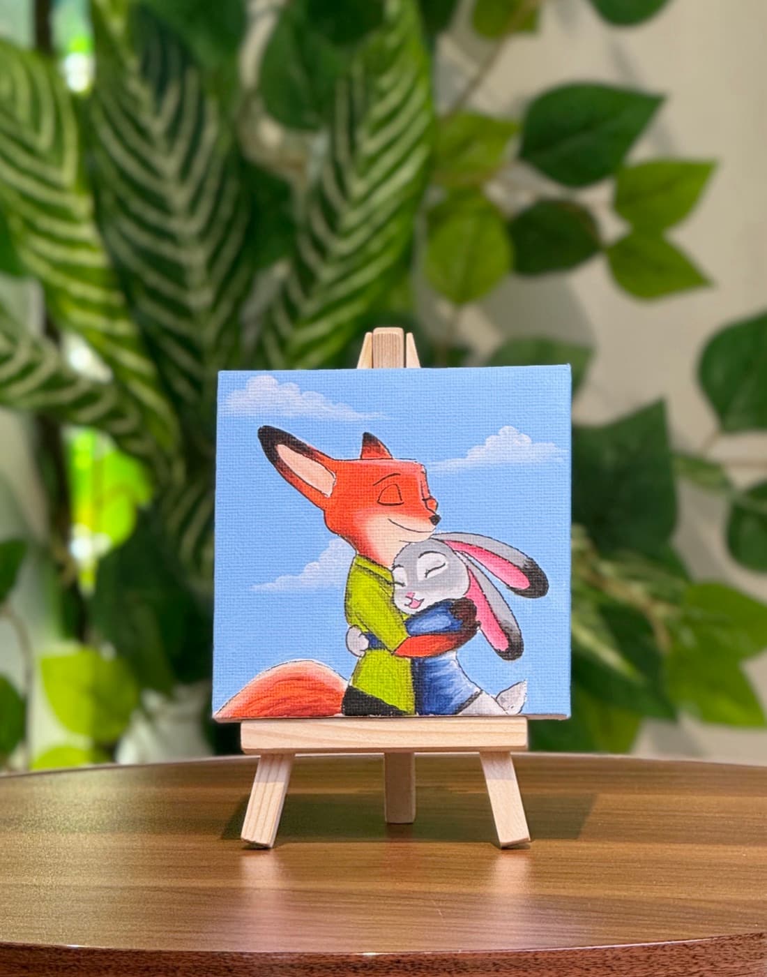 Mini tablo · Zootopia (10×10 sm)