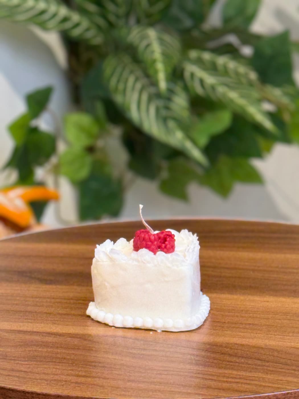 Ürək tort malina şam